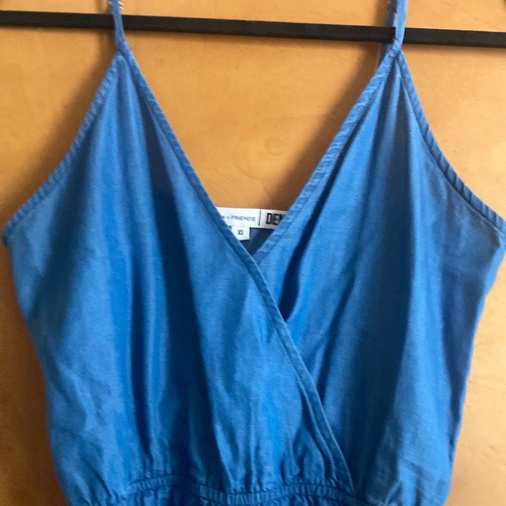 Soft denim jumpsuit